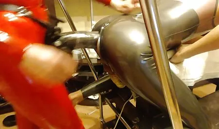 Mature man rips a virgin with a young brunette