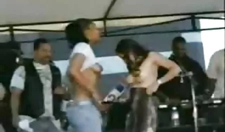 Girl with beautiful breasts experiences orgasm