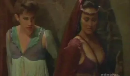 Lustful naughty frolic with lover in bed