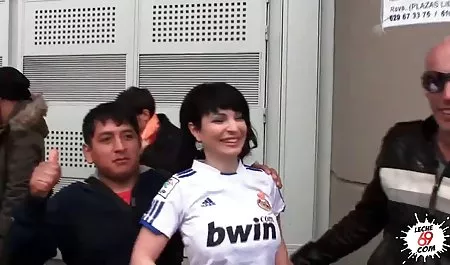 Slim blonde in beautiful stockings gave anal