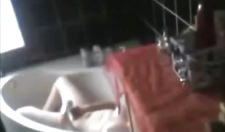 Masturbation sultry brunette in front of a mirror