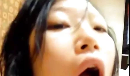 Hot brunette has slipped with a guy on a massage couch