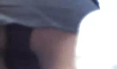 Pervert with fetish for latex masturbates on the veranda