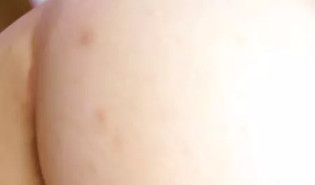 Lonely Girl lies in bed and dreams of sex