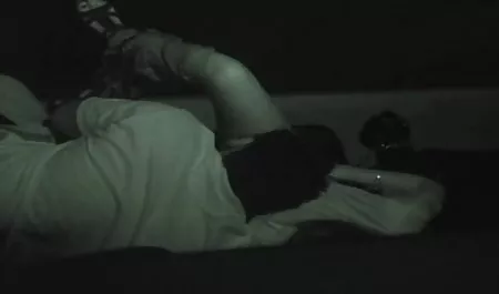 Young swinger smacking his wife's girlfriend