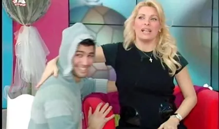 Girl shows her beautiful feet