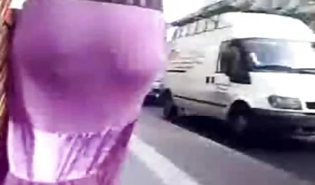 Lustful tramp bare tits and began to suck cock boyfriend