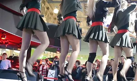 The little girl was given to two energetic Kobelyam