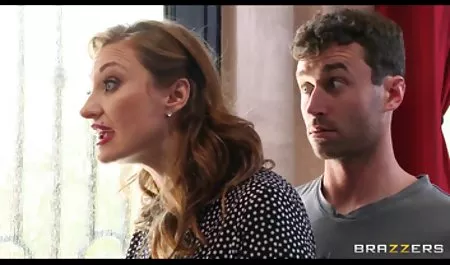 Russian babe in red sexy penyuar does from 1 person