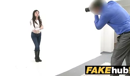 Fiery dance of slender babe by the pool