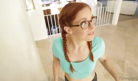 Oral sex with brunette in the bathroom