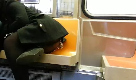 Submissive slave licks his mistress pussy and fucks her in a chair