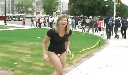 Cute nudist do not even suspect that they are watching