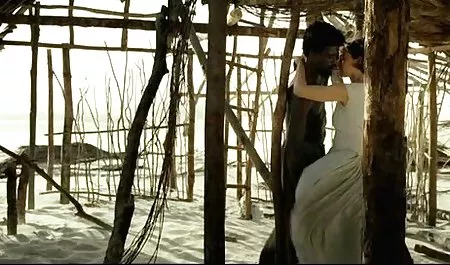 Milaha with beautiful breasts washed a classy body