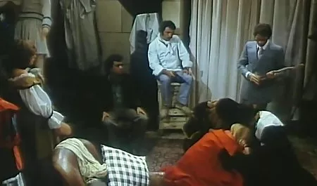 Man rigidly planted on his device a little Japanese