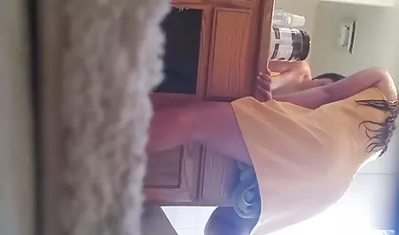 Beautiful Korean woman masturbates on the couch