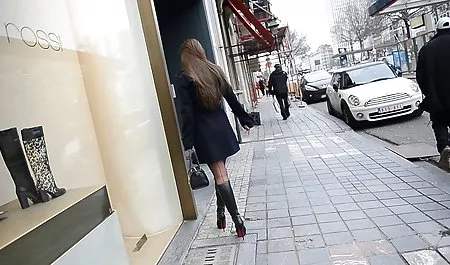 Voyeur peeping at nudists who have a nice time on the beach